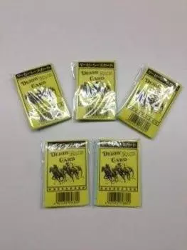 Derby race cards horse 5 packs 1 set (paper racing)
