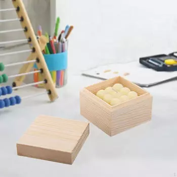 ДЕРЕВЯННЫЙ ЯЩИК ДЛЯ ХРАНЕНИЯ КОСМЕТИЧЕСКИХ ВЕЩЕЙ КОНТЕЙНЕР ДЛЯ ОРГАНИЗАЦИИ РАДОСТЬ РАДОСТИ MULTIPROPIES S