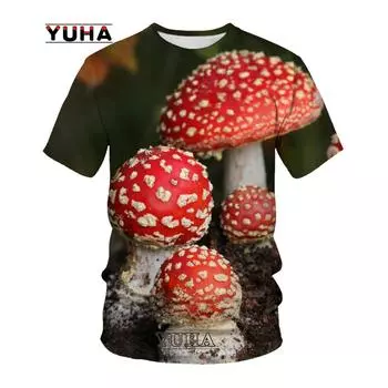 Деревья Охота из леса 3D Принт Футболка Повседневная Смешная Мужская Футболка Летняя Женская О-образным Вырезом Короткий Рукав Унисекс Уличная Одежда L