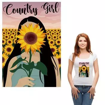 Деревенская нашивка для одежды для одежды, виниловые моющиеся толстовки с термопрессом Diy A-Level, топы, значки для одежды, нашивки