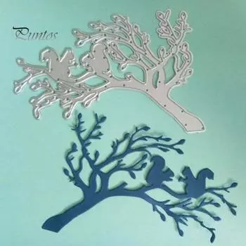 Дерево белка резки умирает DIY скрапбук тиснение бумажные карты фото трафарет плесень серебряный