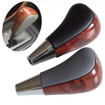 Дерево+Черная ПУ ручка переключения передач для Toyota Corolla Lexus с автоматической коробкой передач