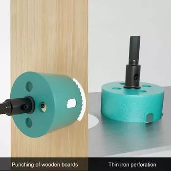 Деревообрабатывающая кольцевая пила, высокая твердость, точное позиционирование, сверление с острыми зубьями, стальной спиральный поворотный биметаллический открывалка для отверстий, столярный инструмент 28mm