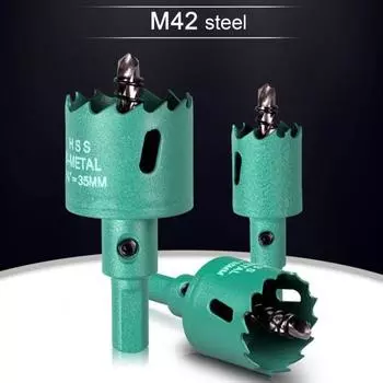 Деревообрабатывающая кольцевая пила, высокая твердость, точное позиционирование, сверление с острыми зубьями, стальной спиральный поворотный биметаллический открывалка для отверстий, столярный инструмент 28mm