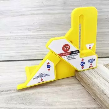 Деревообрабатывающий центр Marking Fitfinder 1/2 Gauge Автоматический центроискатель и глубиномер жёлтый