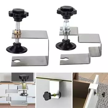 Деревообрабатывающий инструмент для шкафа Аксессуары для домашней мебели Монтажные зажимы для стальных фасадов ящиков Зажимы для панелей ящиков Инструменты