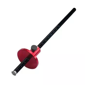 Деревообрабатывающий инструмент-писец-линейка, прозрачная шкала, подходит для изготовления мебели, проектов по благоустройству дома, измерительный инструмент