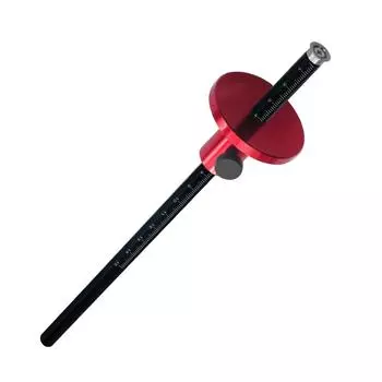 Деревообрабатывающий инструмент-писец-линейка, прозрачная шкала, подходит для изготовления мебели, проектов по благоустройству дома, измерительный инструмент