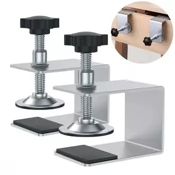 Деревообрабатывающий инструмент Зажимы для стальных панелей ящиков Монтажные зажимы для фасадов ящиков Инструменты для установки мебели для дома 1pcs