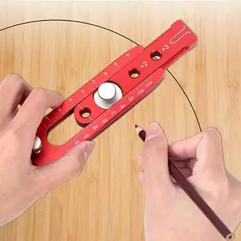 Деревообрабатывающий компас, круговой инструмент для рисования, регулируемый измерительный инструмент, деревообрабатывающий писец, калибры, промышленный чертеж 1pc