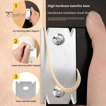 Деревообрабатывающий кромкообрезной станок, ручной строгальный станок, кромкооблицовочный станок, удобная ручка, портативный дизайн, универсальное применение, кромкооблицовочный резак A