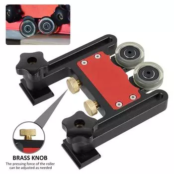 Деревообрабатывающий многофункциональный пильный станок, настольный пресс, направляющий ролик настольной пилы, зажим для настольной пилы, безопасно продвигает деревообрабатывающие инструменты