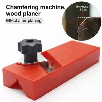 Деревообрабатывающий строгальный станок ручной гипсокартон по дереву 45 градусов плотник инструмент для снятия фаски чёрный