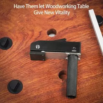Деревообрабатывающий зажим, профессиональный быстродействующий DIY алюминиевый сплав, деревообрабатывающие скамейки, быстрый фиксированный зажим, инструмент для джиг-отверстия 20mm