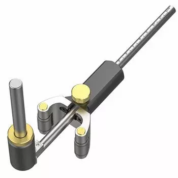 Деревообработка линейная дуга двойного назначения чертилка линейка инструмент для рисования параллельных линий измерительный прибор DIY разноцветный