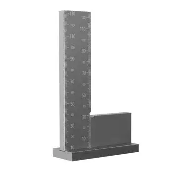 Деревообработка Широкий угольник для сидения 90 градусов Основание L-образный прямоугольный инструмент линейка имперская метрическая алюминиевая