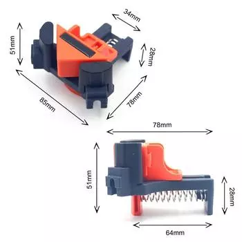 Деревообработка, угловой зажим под углом 90 градусов, быстросъемные угловые зажимы для фоторамки 2