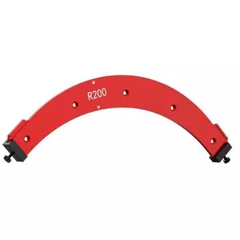 Деревообработка Внутренний наружный угол Большая дуга Форма Обрезка Обрезка Угол Вспомогательный инструмент Изогнутый C4X9 R100-1pcs