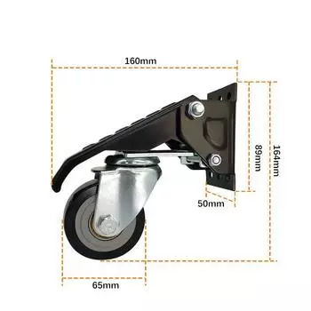 Деревообработка Высоконагруженные ролики с подшипниками для верстака Передвижные ролики DIY Стол Универсальный инструмент с колесами Аксессуар 1pcs
