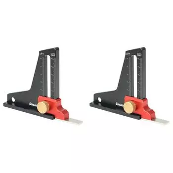 Деревообработка Высота Глубина Измерение Регулируемый Пильный Диск Из Алюминиевого Сплава Маркировочная Линейка