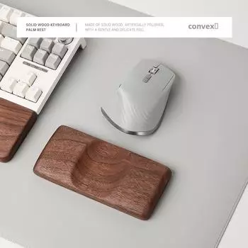 Деревянная эргономичная подставка под запястье для мыши – удобный игровой и офисный аксессуар Beech mouse tray
