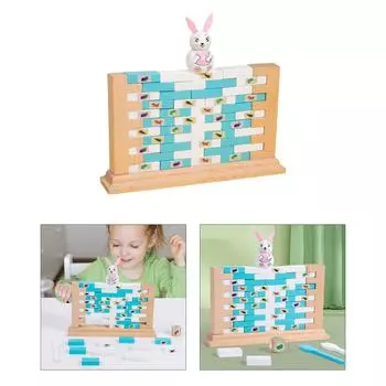 Деревянная башня-игрушка, обучающий блок для практических навыков, игрушка-кувырок, игра для взаимодействия родителей и детей, забавный подарок для детей