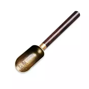 Деревянная чайная ложка Ручная чайная ложка Ложка Чайная ложка Будды Yilu Ebony 12.5x5x1.5cm