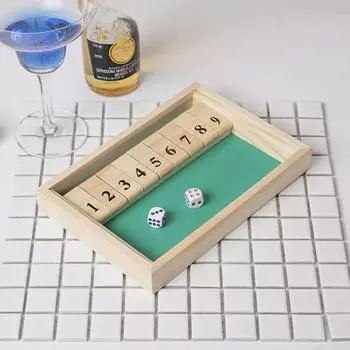 Деревянная цифровая игра-флип для двоих