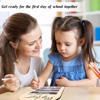 Деревянная доска для фотографий «Первый день в школе», красивая, прочная, многоцелевая, подарочная доска для фотографий для школы