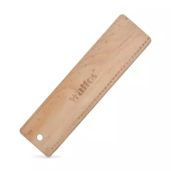 Деревянная доска для переноски багета, деревянная доска 38 см WALFOS, прямоугольная раскладная доска с двойной шкалой, инструменты для приготовления теста для багета, чиабатты 1 piece 38cm