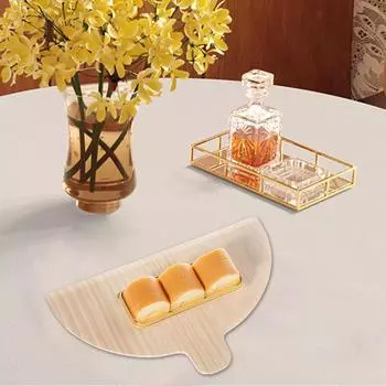 Деревянная доска для пиццы, поднос для пиццы, разделочная доска из камня, форма для выпечки торта, кухонное блюдо, инструменты Piz R1V4 Wood color-2pcs