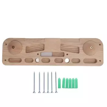 Деревянная доска для скалолазания Hangboard Fingerboard тренировочная доска для скалолазания для развития силы корпуса и E