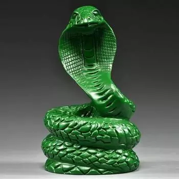 Деревянная фигурка змеи Yousheng, винтажный китайский зодиакальный талисман, модель змеи, удачи, мини-статуэтка животного, скульптура, фен-шуй, настольное украшение, орнамент жёлтый