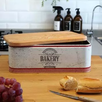 Деревянная форма для хлеба с узором Country Bakery 9 л