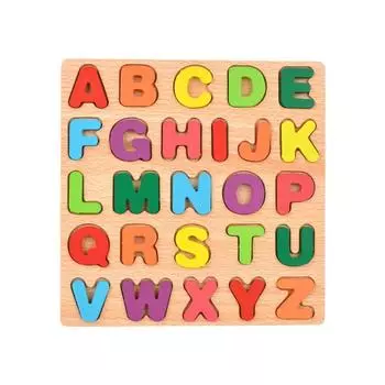 Деревянная головоломка Алфавит Цифра Форма Сопоставление Доска Обучение Малыша Ранняя Головоломка Для Детей Эрл F1X3 Small number puzzle-1pcs