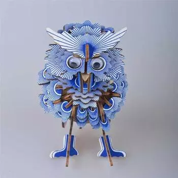 Деревянная головоломка Игрушка 3D Детская интеллектуальная игрушка Модель животного