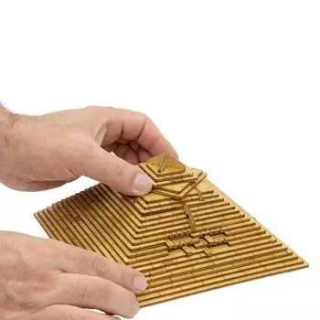 Деревянная головоломка Quest Pyramid IQ 3D Wood Pulzze, умная игра для взрослых подростков, мальчиков 14, 15, 16 лет, подарок на день рождения для подростков