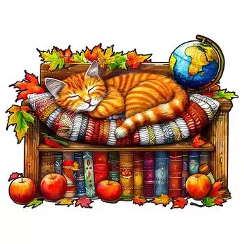 Деревянная головоломка с рисунком для украшения праздника для украшения вечеринки One Size