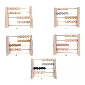 Деревянная игрушка-абакус, простой дизайн, обучающие математике игрушки, настольное украшение