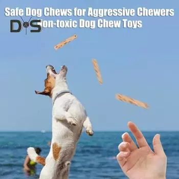 Деревянная игрушка для чистки зубов для собак, жевательная палочка для щенков из натурального органического материала для ухода за полостью рта и снятия стресса S