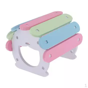 Деревянная игрушка для обучения восхождению по лестнице - красочная арка для хомяка. Упражнения в тренажерном зале.