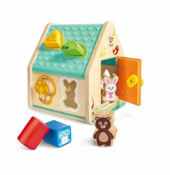 Деревянная игрушка Hape Forest House Shape Box xx Ages E0515 15,2 18,5 24,3 см 3+