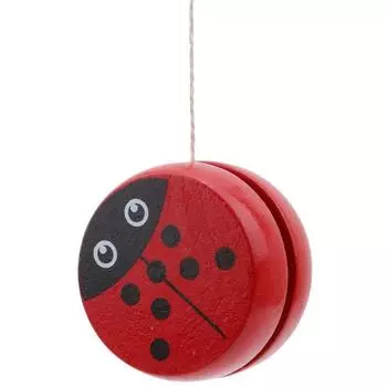 Деревянная игрушка Йо-Йо Мячи Йо-Йо в виде животных из мультфильмов для детей День рождения Предпочтительные призы красный