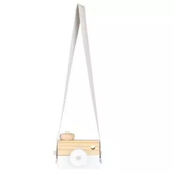 Деревянная игрушка-камера ручной работы для ребенка, обучающая интеллектуальная игрушка для ребенка(белый) белый