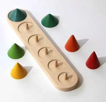 Деревянная игрушка «Кукурузный стержень» для измерения психического состояния. Лауреат премии «Хорошая игрушка». Развивающая игрушка. Сделано в Японии. От 1 до 100 лет. Реабилитация. Баланс. День рождения.