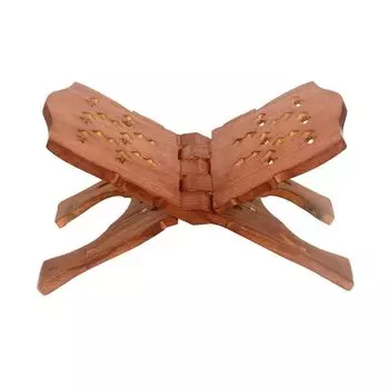 Деревянная Классическая Молодежная Складная Подставка/Держатель/Подставка для Книг для Дома/Рабочего Пространства/Религиозных Мест (Шишам, Разноцветный, 15 дюймов)