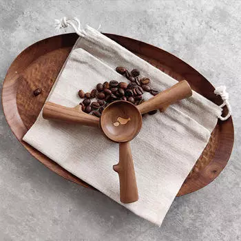 Деревянная кофейная ложка, чайная сахарная ложка, мерная ложка для молотого кофе