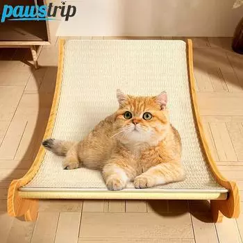 Деревянная когтеточка для кошек, сизаль, когтеточка для кошек, шлифовальные когти, игрушки для кошек, износостойкая когтеточка для кошек, кресло для котят S