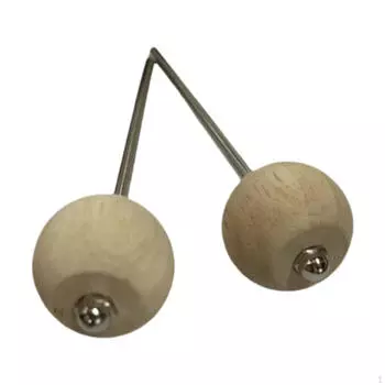 Деревянная колотушка для бас-барабана, колотушка для педали бас-барабана, легкий металлический стержень, прочная замена для бас-барабанов