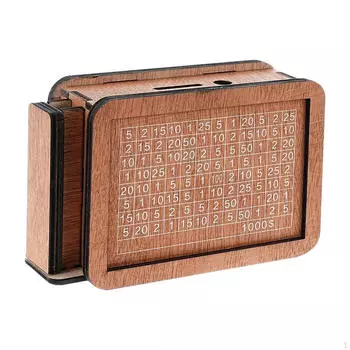 Деревянная копилка для денег для всех возрастов, домашний декор, идеальный подарок, копилка со счетчиком сбережений For 5000 Dollar
